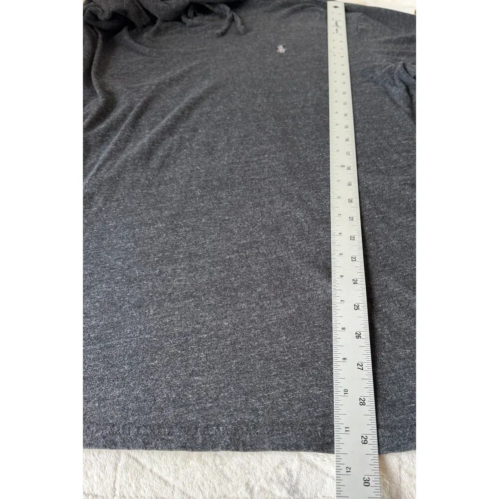Polo Ralph Lauren Performance Hoodie Mens XXL Gray Pony Lightweight Shirt